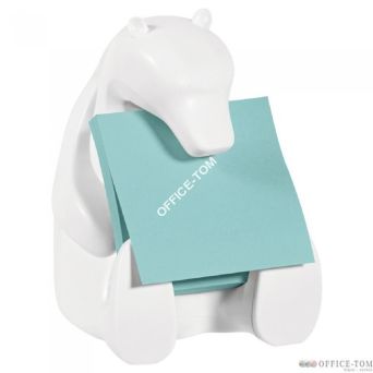 Podajnik Miś do karteczek samoprzylepnych Post-it® Z-Notes + 90 morskich karteczek 76x76 mm