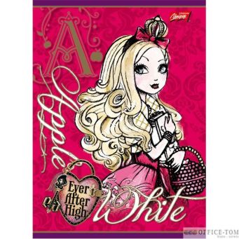 Zeszyt okładka laminowana A5, 16k., krata, EVER AFTER HIGH ST.MAJEWSKI