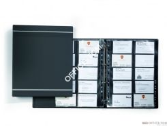 Wizytownik DURABLE VISIFIX A na 400 wizytówek - grafitowy