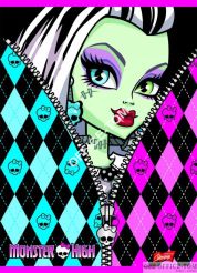 Zeszyt okładka laminowana A5, 16k., linia dwukolorowa MONSTER HIGH ST.MAJEWSKI