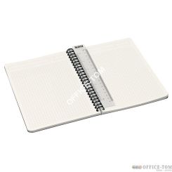 Kołonotatnik Office PP A5, w kratkę, szary 44980085 Leitz