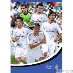 Zeszyt okładka laminowana A5, 32k., krata, REAL MADRYT ST.MAJEWSKI