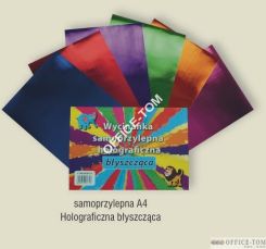 Wycinanka samoprzylepna A4 holograficzna błyszcząca CORMORAN *7726