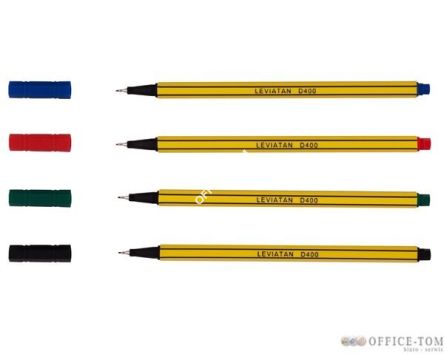 Cienkopisy LEVIATAN D400 komplet 4kolory  105227