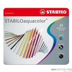 Kredki akwarelowe STABILO aquacolor, 24 szt. w pud. Metalowym