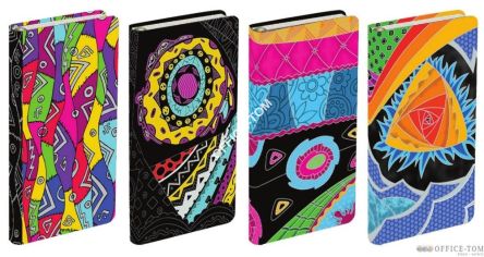 Notatnik ekskluzywny NARCISSUS 80k. Abstract 8x16 4 wzory