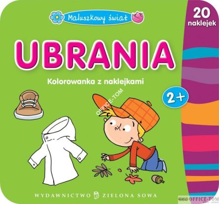 Książka MALUSZKOWY ŚWIAT-Ubrania 9788378955177 Zielona Sowa