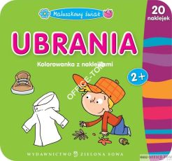 Książka MALUSZKOWY ŚWIAT-Ubrania 9788378955177 Zielona Sowa