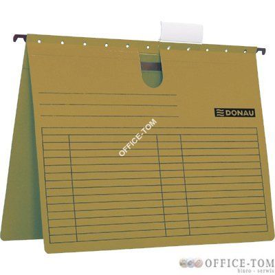 Teczka zawieszkowa DONAU A4 z wąsem brązowa