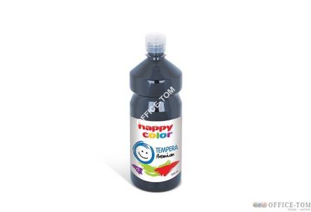 Farba Tempera Premium 1000ml , grafitowy Happy Color