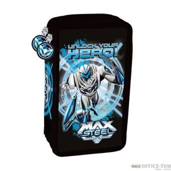 Piórnik podwójny z wyposażeniem MAX STEEL ST.MAJEWSKI
