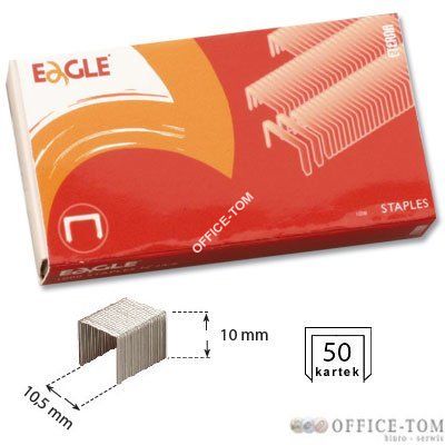 Zszywki 23/10 EAGLE  zszywają do 70 kartek