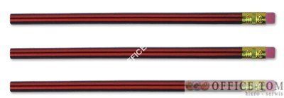 Ołówek drewniany z gumką GRAND 6608  A`12