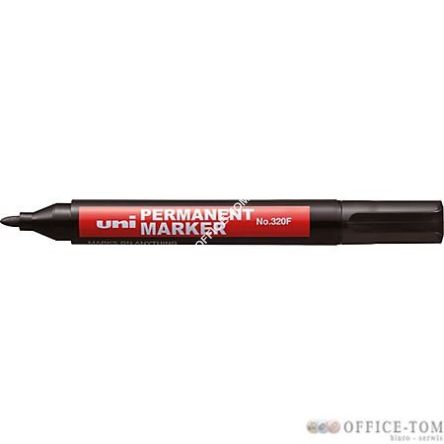 Marker permanentny UNI NO-320 zielony 12 sztuk