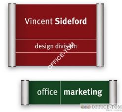 Tabliczka przydrzwiowa 750×148 TZW75 Office