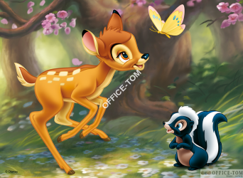 Puzzle Skunksik i Bambi 30 elementów TREFL 18132