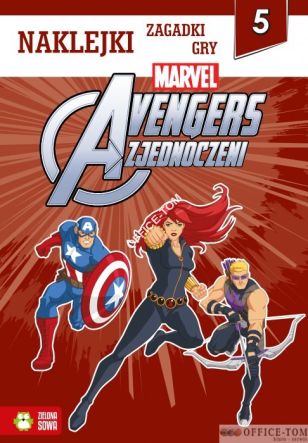 Książka Avengers. Naklejki, zabawy, gry 5 Zielona Sowa
