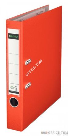 Segregator LEITZ A4 z mech. 180°, szer. 50 mm, jasny czerwony