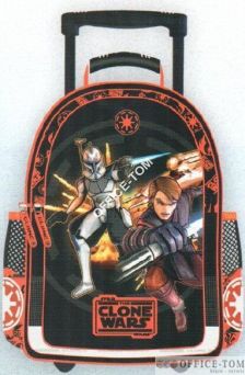 Plecak na kółkach 15\" CLONE WARS ST.MAJEWSKI