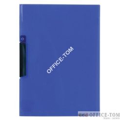 Skoroszyt ofertowy z klipsem, transparentny PK-11 BIURFOL Niebieski