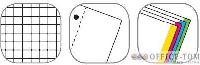 Kołobrulion A4 100  kratka z kolorowymi marginesami INTERDRUK