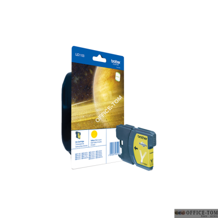 Tusz BROTHER (LC1100Y) żółty 325str