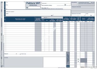 Faktura VAT MICHALCZYK I PROKOP A4 80 kartek