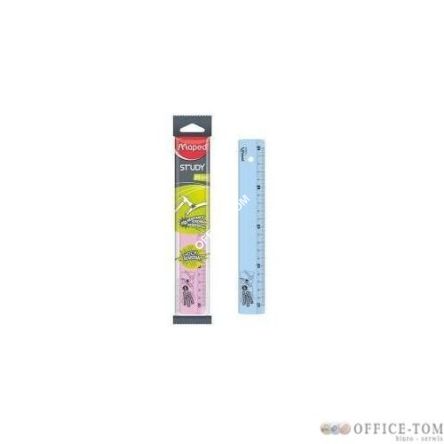 Linijka STUDY 20 CM mix 2 kolorów Maped