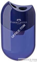 Temperówka Podwójna Owalna Kontener czerwona/niebieska FABER-CASTELL