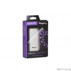 Power Bank PLUG & PLAY 5200MA 1xUSB biały