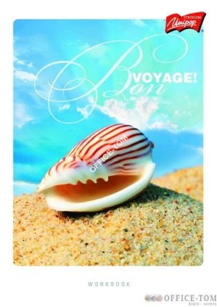 Zeszyt na spirali okładka laminowana A6, 50k., kratka Unipap