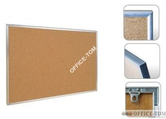 Tablica korkowa w ramie aluminiowej klasycznej 50x80 Wielkor