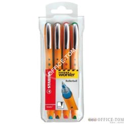 Pioro kulkowe STABILO bionic worker, etui 4 szt.