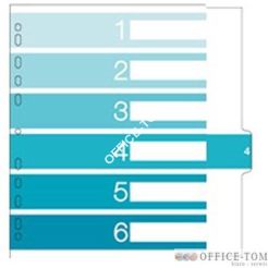 PRZEKŁADKI NUMERYCZNE SHADES OF BLUE A4XL 5P PP