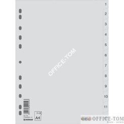 Przekładki karton 12 kartek DOX A4 KOLOROWE