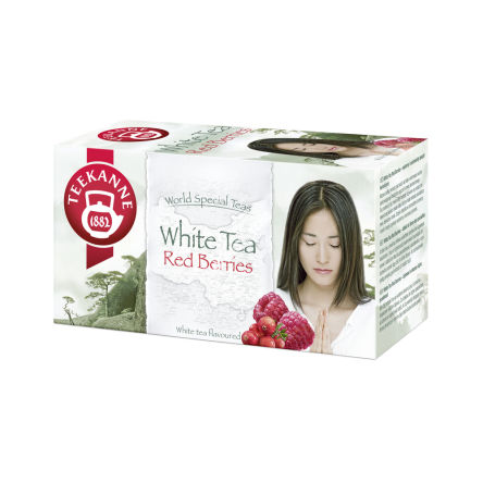 HERBATA BIAŁA TEEKANNE WHITE TEA RED BERRIES 20 TOREBEK X 1,25G