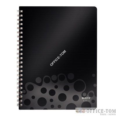 Kołonotanik LEITZ BEBOP A4 80str kratka Czarny
