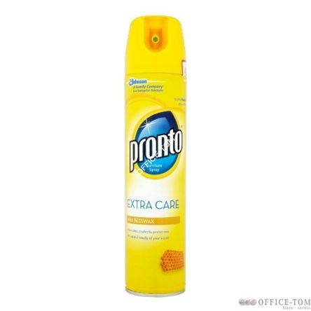 Spray do mebli PRONTO 250ml Z WOSKIEM PSZCZELIM - aer. do mebli