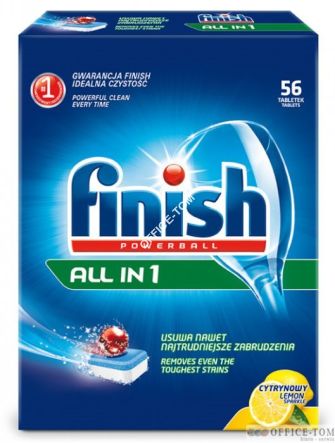 Tabletki do zmywarki FINISH All in 1 56 lemon