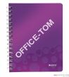 Zeszyt na spirali LEITZ WOW A5 PP kr.fioletowa 46410062 - 8
