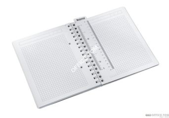 Zeszyt na spirali LEITZ WOW A5 PP kr.fioletowa 46410062