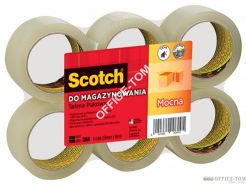S5066F6 tsp Taśma pakowa Scotch®, akrylowa, przezroczysta, 50mm x 66m