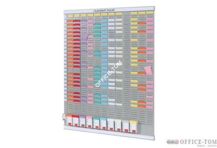 Planer NOBO T-Card  roczny, 13 kolumn, 54 okienka