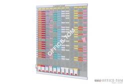 Planer NOBO T-Card  roczny, 13 kolumn, 54 okienka