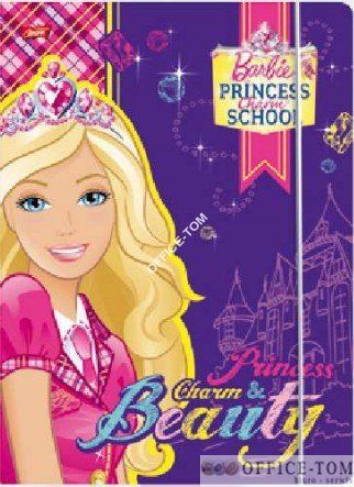 Teczka z gumką A4, BARBIE  ST.MAJEWSKI