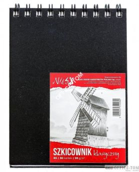 Szkicownik B6 98g 80kartek  KOH I NOOR