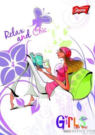 Brulion w twardej oprawie A6, 96k., krata Unipap