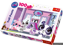 Puzzle Littlest Pet Shop \"Na ulicy\" 100 elementów TREFL 16198