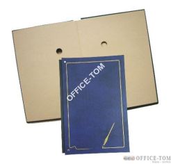 Teczka do podpisu z harmonijką 15 kart granat Warta