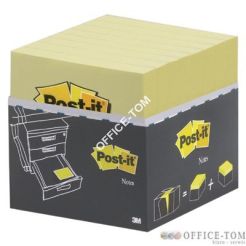 Bloczki samoprzylepne 3M POST-IT® 654Y-16 VP x Żółty 2400k
